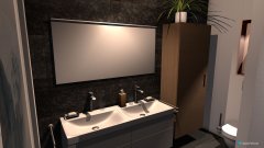 Raumgestaltung badkamer in der Kategorie Badezimmer