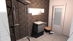 Raumgestaltung Fürdőszoba in der Kategorie Badezimmer