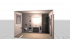 Raumgestaltung Gäste-WC in der Kategorie Badezimmer