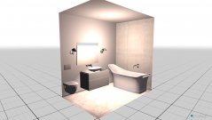Raumgestaltung Grosses Badezimmer in der Kategorie Badezimmer