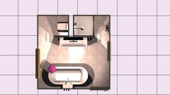 Raumgestaltung Grundriss T120 mit 80:80 in der Kategorie Badezimmer