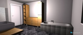 Raumgestaltung Grundrissvorlage Quadrat in der Kategorie Badezimmer