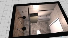 Raumgestaltung kliene badkamer in der Kategorie Badezimmer