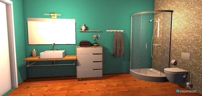 Raumgestaltung Studio Badezimmer in der Kategorie Badezimmer