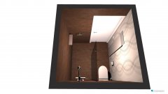 Raumgestaltung UG WC-Du 1.685 x 1.7m in der Kategorie Badezimmer