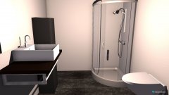 Raumgestaltung WC - 1.OG in der Kategorie Badezimmer