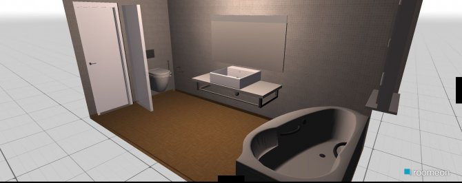 Raumgestaltung wc in der Kategorie Badezimmer