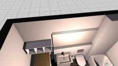 Raumgestaltung Wohnung 10 - Bad in der Kategorie Badezimmer