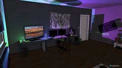 Raumgestaltung Gaming Zimmer in der Kategorie Büro