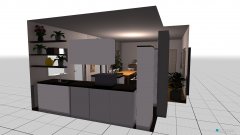 Raumgestaltung Küche Esszimmer in der Kategorie Esszimmer