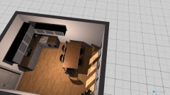 Raumgestaltung Küche und Esszimmer Entwurf 2 in der Kategorie Esszimmer