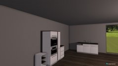 Raumgestaltung Küche wohnzimmer in der Kategorie Esszimmer