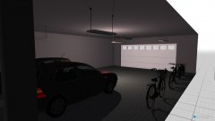 Raumgestaltung Garage modern schwarz weiß in der Kategorie Garage