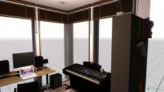 Raumgestaltung Bjarnes Musikzimmer in der Kategorie Hobbyraum