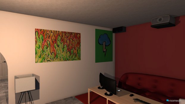 Raumgestaltung dream Gaming TV Room in der Kategorie Hobbyraum