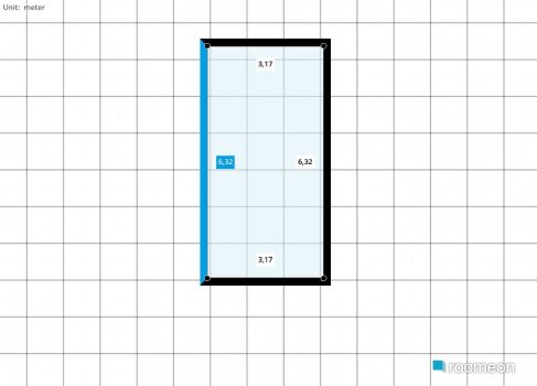 Raumgestaltung Grundrissvorlage Quadrat in der Kategorie Hobbyraum