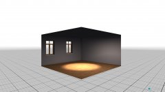 Raumgestaltung Grundrissvorlage Quadrat in der Kategorie Hobbyraum