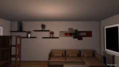 Raumgestaltung Wohnzimmer in der Kategorie Hobbyraum