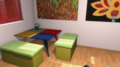 Raumgestaltung Grundrissvorlage Quadrat in der Kategorie Kinderzimmer