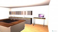 Raumgestaltung flur und küche in der Kategorie Küche