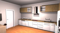 Raumgestaltung Grundrissvorlage Küche in der Kategorie Küche