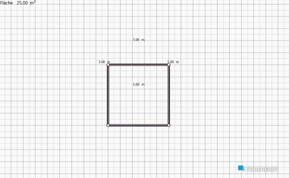 Raumgestaltung Grundrissvorlage Quadrat in der Kategorie Küche