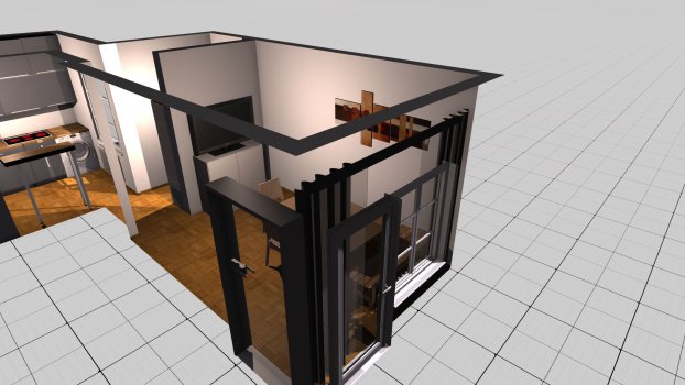 Raumgestaltung kavender3 in der Kategorie Küche