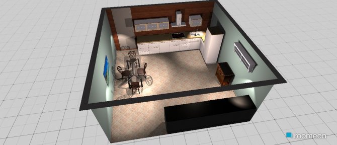 Raumgestaltung kitchen design in der Kategorie Küche