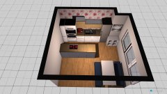 Raumgestaltung küche eins in der Kategorie Küche