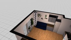 Raumgestaltung Küche Wohnzimmer in der Kategorie Küche