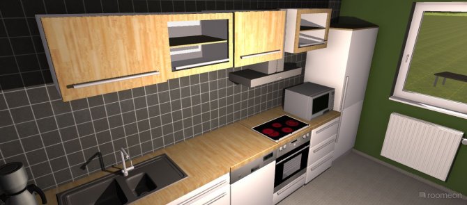 Raumgestaltung küche in der Kategorie Küche