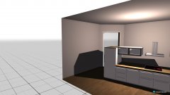 Raumgestaltung Wohnung 1 in der Kategorie Küche