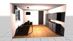 Raumgestaltung Wohnung in der Kategorie Küche