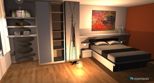 Raumgestaltung Appartement in der Kategorie Schlafzimmer