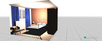 Raumgestaltung bett in der Kategorie Schlafzimmer