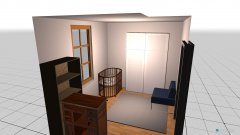 Raumgestaltung Chambre in der Kategorie Schlafzimmer