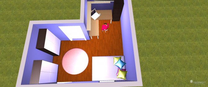 Raumgestaltung Doppelzimmer1 in der Kategorie Schlafzimmer