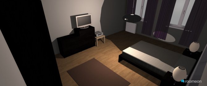 Raumgestaltung Grundrissvorlage Quadrat2 in der Kategorie Schlafzimmer