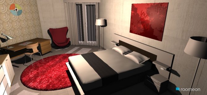 Raumgestaltung hotel room in der Kategorie Schlafzimmer