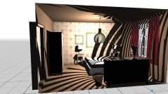 Raumgestaltung Lateefa`s bed room  in der Kategorie Schlafzimmer