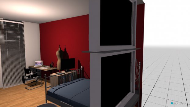 Raumgestaltung Lenas Zimmer in der Kategorie Schlafzimmer