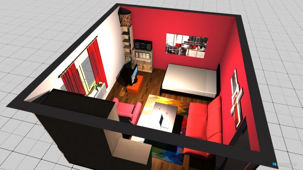 Raumgestaltung Marcs Zimmer Idee 1 in der Kategorie Schlafzimmer