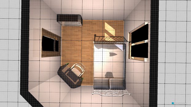 Raumgestaltung pokój mały in der Kategorie Schlafzimmer