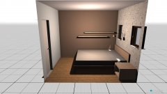 Raumgestaltung Pokoj pro hosty in der Kategorie Schlafzimmer