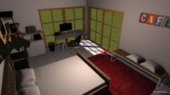 Raumgestaltung Schlaf und Arbeitszimmer in der Kategorie Schlafzimmer