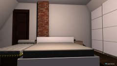 Raumgestaltung Schlafzimmer mit einbauschrank in der Kategorie Schlafzimmer