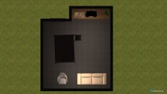 Raumgestaltung wohnen kochen schlafen  in der Kategorie Schlafzimmer