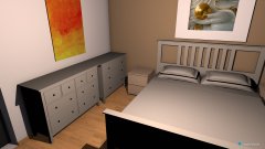 Raumgestaltung Wohnung-WNK - Schlafzimmer in der Kategorie Schlafzimmer