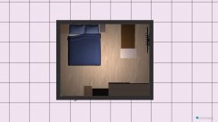 Raumgestaltung Zimmer Klein-schlafen in der Kategorie Schlafzimmer