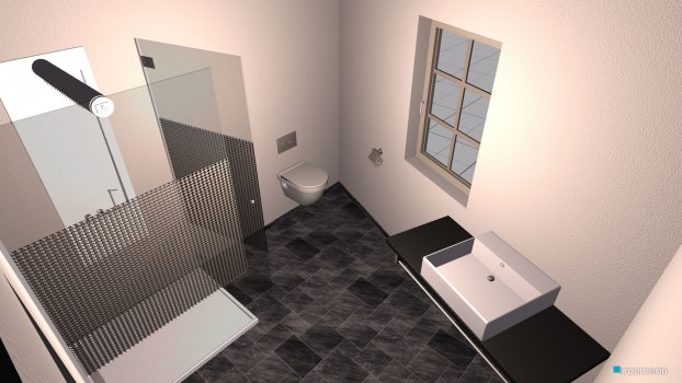 Raumgestaltung Bad Kressbronn 1 in der Kategorie Toilette